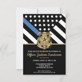 Convite Polícia da Linha Azul de Reforma Policial