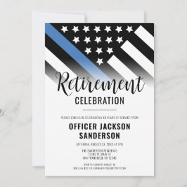 Convite Polícia da Polícia - Parte de Aposentadoria