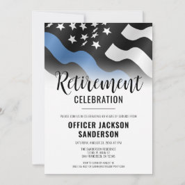 Convite Polícia da Polícia - Parte de Aposentadoria