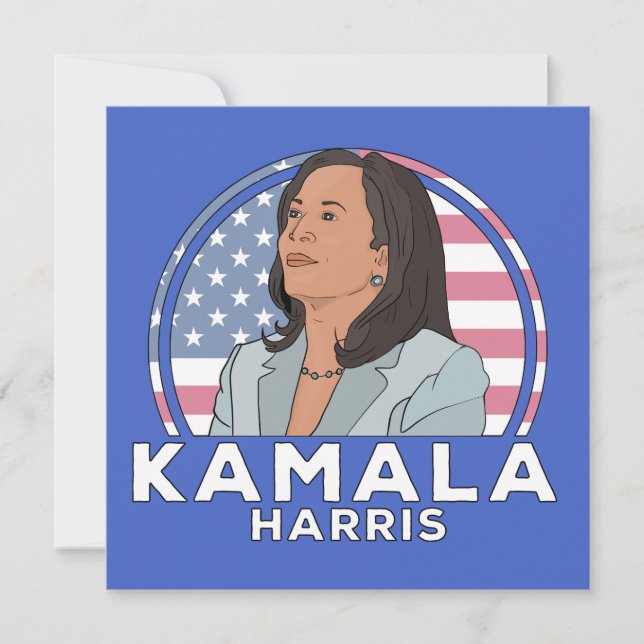 Convite Política Kamala Harris (Frente)