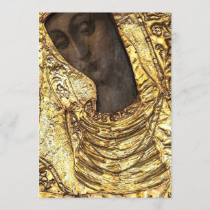 Convite Polônia de Madonna Negra Nossa Senhora da Graça 