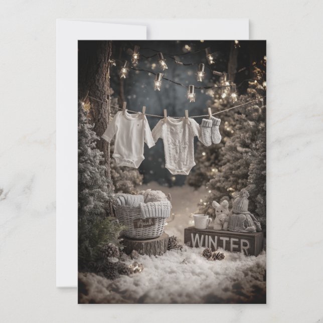 Convite Polvilhado na Neve |  Êxtase Congelado (Frente)