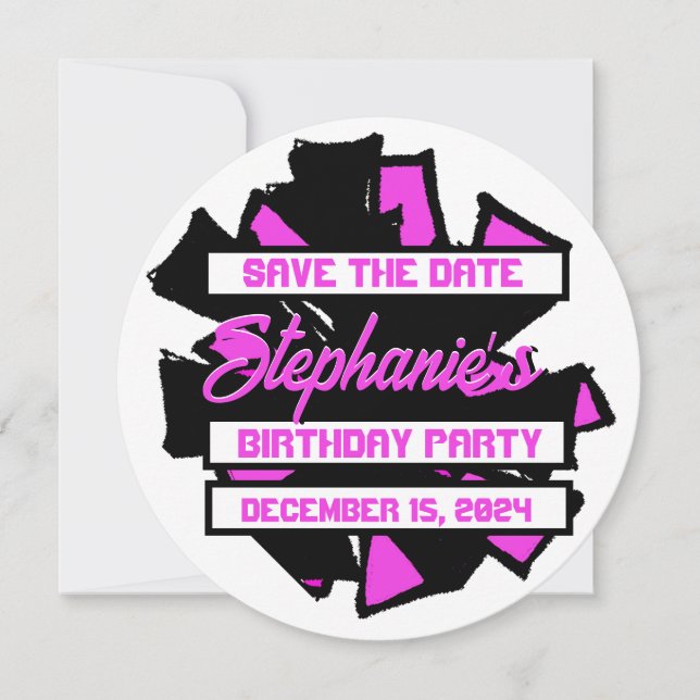 Convite Pom Pom #4 (Frente)