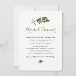 Convite Pomar de Oliva de Aquarela | CHÁ DE PANELA