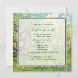 Convite Pomar-de-safra em chá de panela