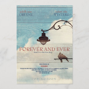 Convite Pombas da tartaruga - PARA SEMPRE