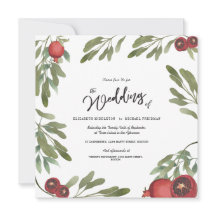 Pomegranato Verde-Boho Deixa Botânico Moderno