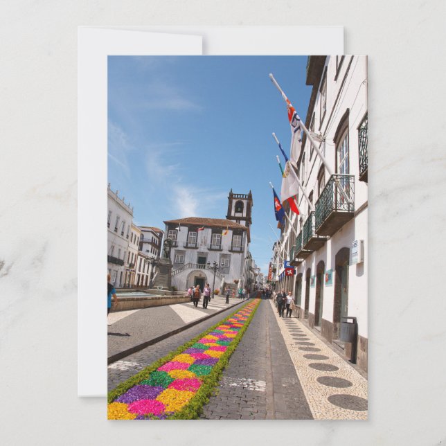 Convite Ponta Delgada, Açores (Frente)