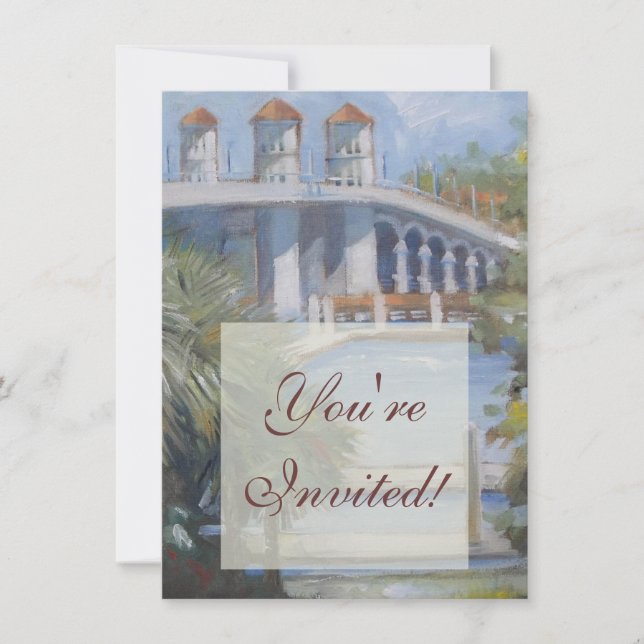 Convite Ponte Augustine rua de Leões (Frente)