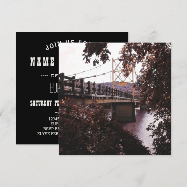 Convite ponte castor (Frente/Verso)