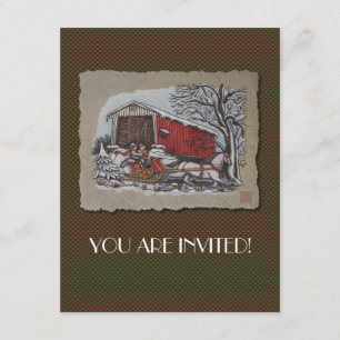 Convite Ponte coberta e altura