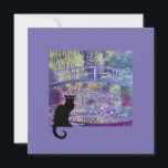 Convite Ponte Japonesa Monet e Gato Negro<br><div class="desc">Monet Japan Garden e Le Chat Noir</div>