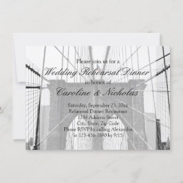Convite Ponte New York Wedding NYC Brooklyn