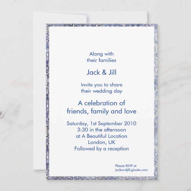 Convite Ponto cruz 13x18 cm (Frente)