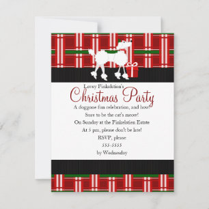 Convite Poodle e Xadrez de Natal!