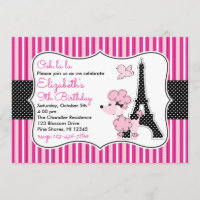 Poodle Rosa em Concursos de Aniversário em Paris