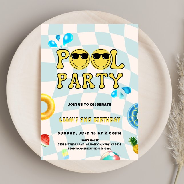 CONVITE POOL PARTY (Pool Party)
