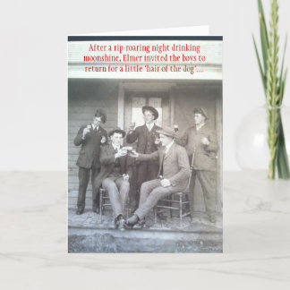 Convite Poor Ol' Buster - Vintage