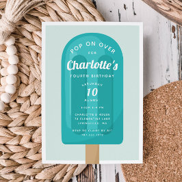 Convite Pop ativado | Popsicle Summer Aniversário de crian