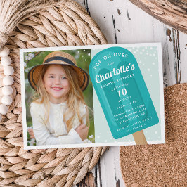 Convite Pop ativado | Popsicle Summer Aniversário de crian