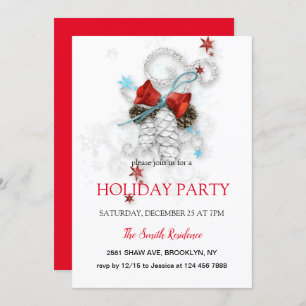 Convite Pop de Loli decoração de Ano Novo, estrela de Nata