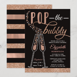Convite Pop, O Chá de panela Da Bubble Convide, Faux Doura