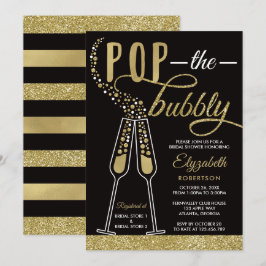 Convite Pop, O Chá de panela Da Bubble Convide, Faux Doura