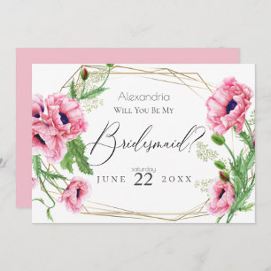 Convite Pópias De Aquarela Rosa Serás A Minha Coluna De Po
