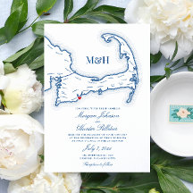 Popponesset Inn Cape Cod Map Casamento Elegante
