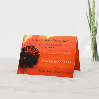 Convite Poppy Wedding