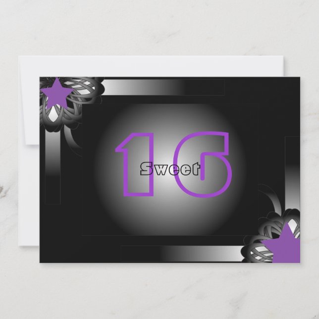 Convite Popular Doce Dezesseis - Personalize (Frente)