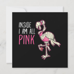 Convite Por Dentro Eu Sou Todo Flamingo Rosa Flamingo En