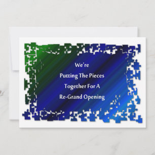 Convite Por Favor, Junte-Se A Nós Para Uma Nova Abertura