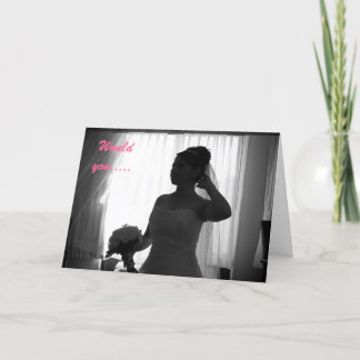 Convite Por favor, seja minha dama de honra