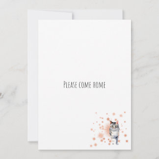 Convite Por Favor, Venha Para Casa