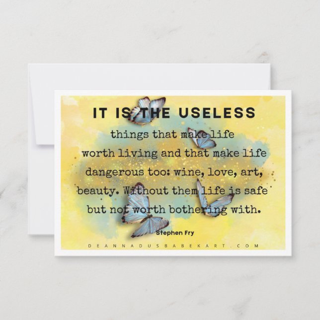 Convite Por que a arte importa a carta (Frente)