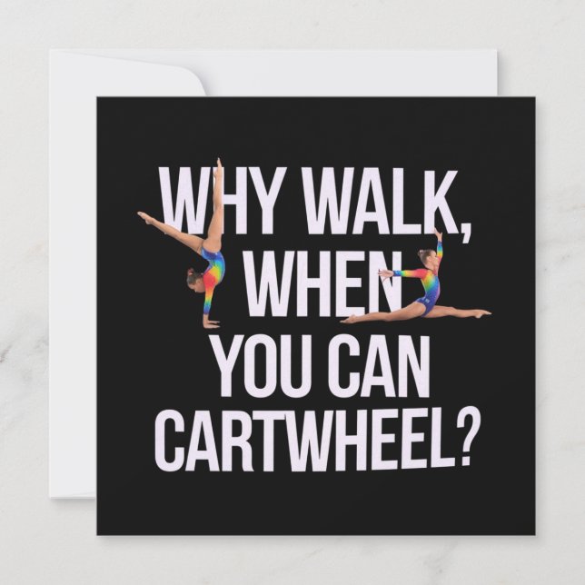 Convite Por Que Caminhar Quando Você Pode Roda De Carro? P (Frente)