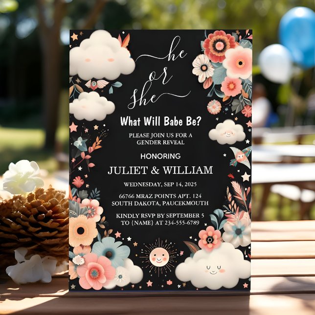 Convite Por Stash Fun Cloud Family Na Revelação Espanhola  (Criador carregado)