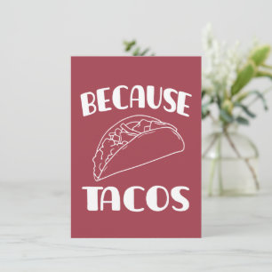 Convite Porque Tacos