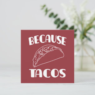 Convite Porque Tacos