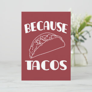 Convite Porque Tacos