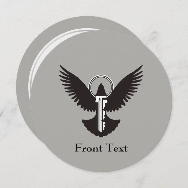 Convite Porta com Chave (Frente/Verso)