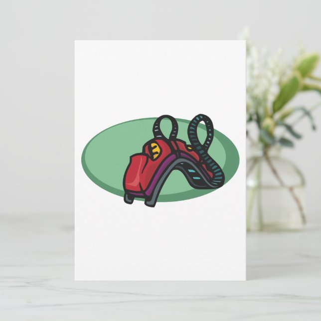 Convite Porta copos do cilindro colorido vermelho (Em pé/Frente)