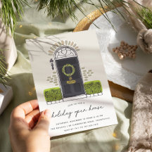 Porta de Natal Negra | Holiday Open House