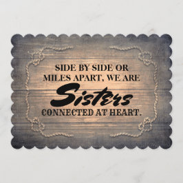 Convite Porta-Pontas Rústica/Proposta de Madrinha de casam