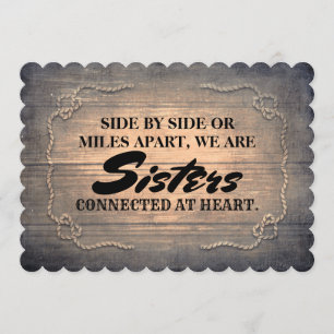 Convite Porta-Pontas Rústica/Proposta de Madrinha de casam