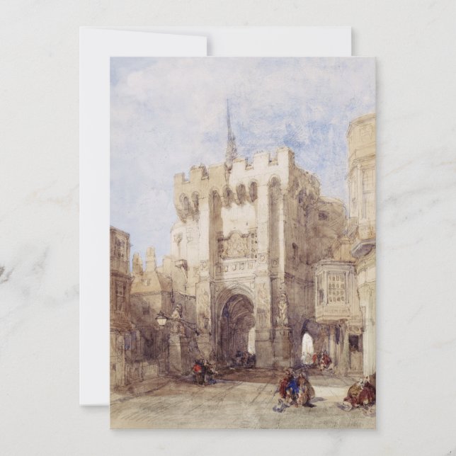 Convite Portaria Bargate na cidade de Southampton (Frente)