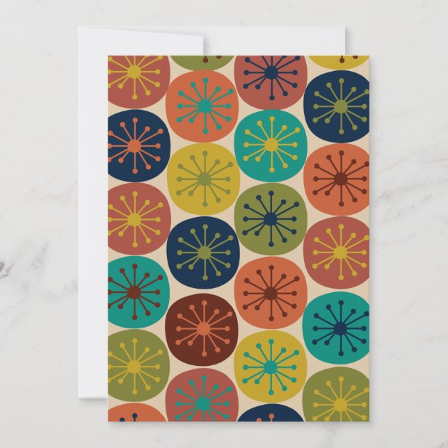 Convite Portas da Idade Atômica do Médio do século de 50 r (Frente)