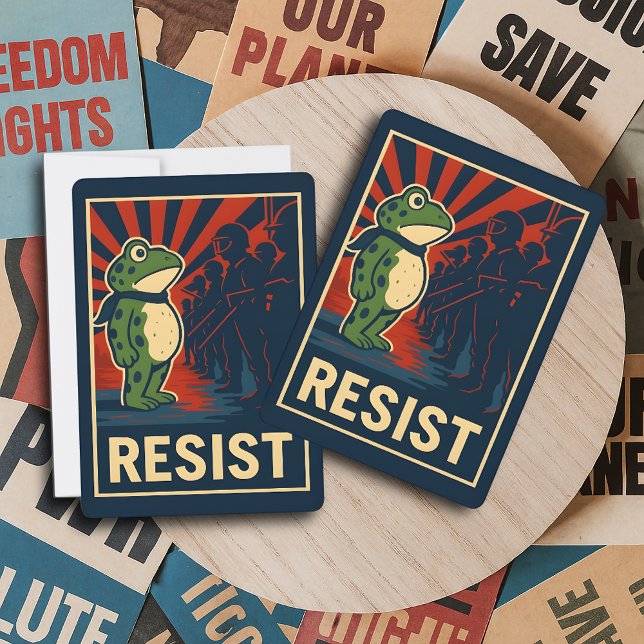 Convite Portland Frog Protest (Criador carregado)