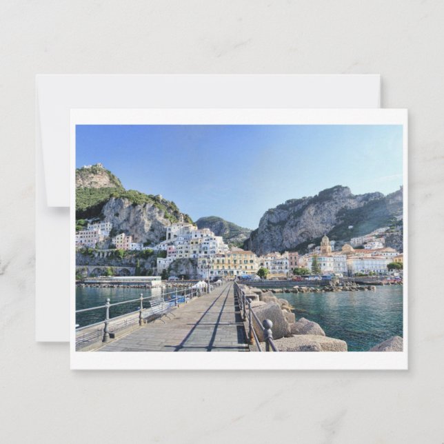 Convite porto da Costa Amalfi (Frente)